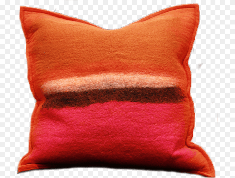 Felt Persimmon Throw Pillow, Cushion, Home Decor, Clothing, Glove Free Png