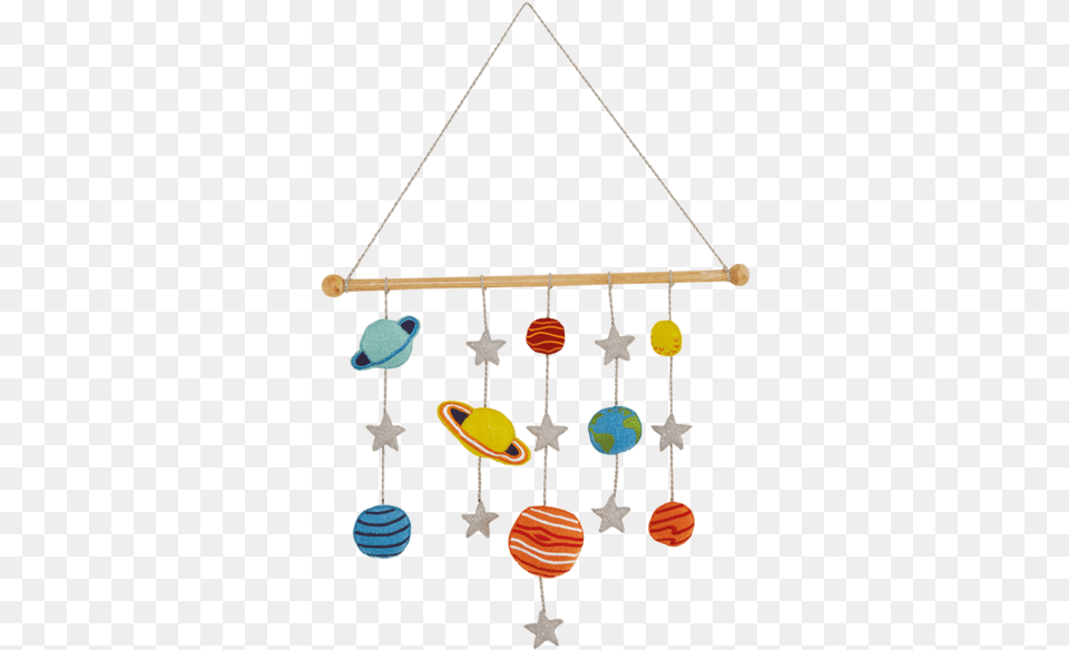 Felt Wall Hanging Space Balloon, Chandelier, Lamp, Chime, Musical Instrument Free Png