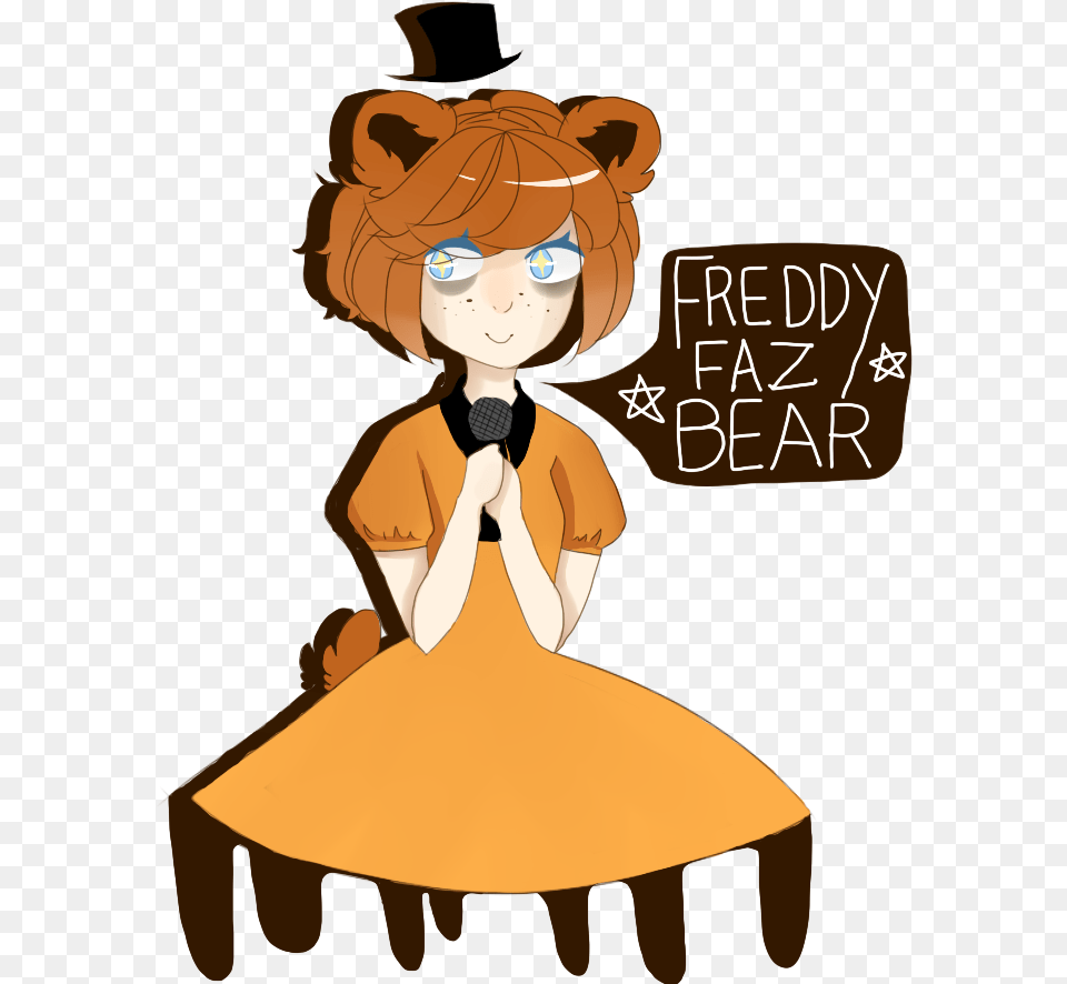 Fem Freddy Fazbear By N Yanime Freddy Fazbear Girl Anime, Book, Publication, Comics, Adult Free Png Download