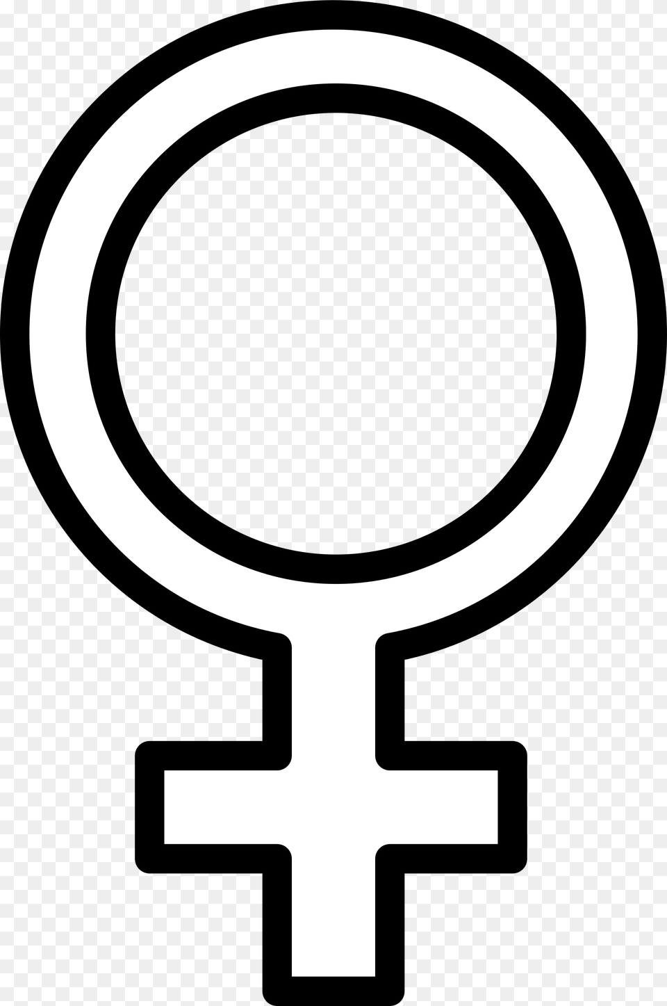 Female, Symbol, Cross Png Image