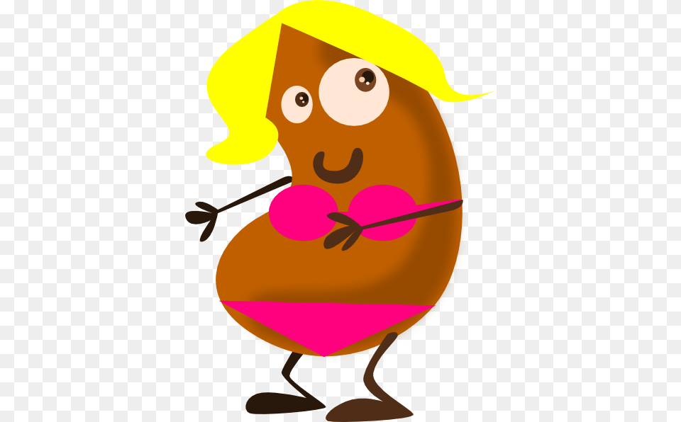 Female Bean Clip Art, People, Person, Food, Sweets Free Png Download