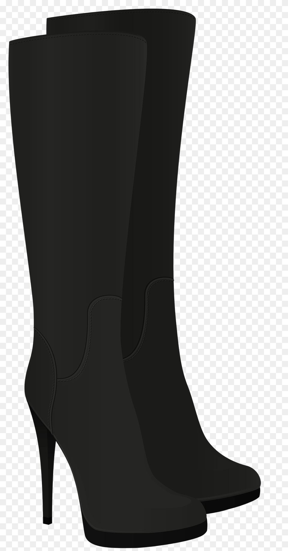 Female Black Boots Clipart, Boot, Clothing, Footwear, Riding Boot Free Transparent Png