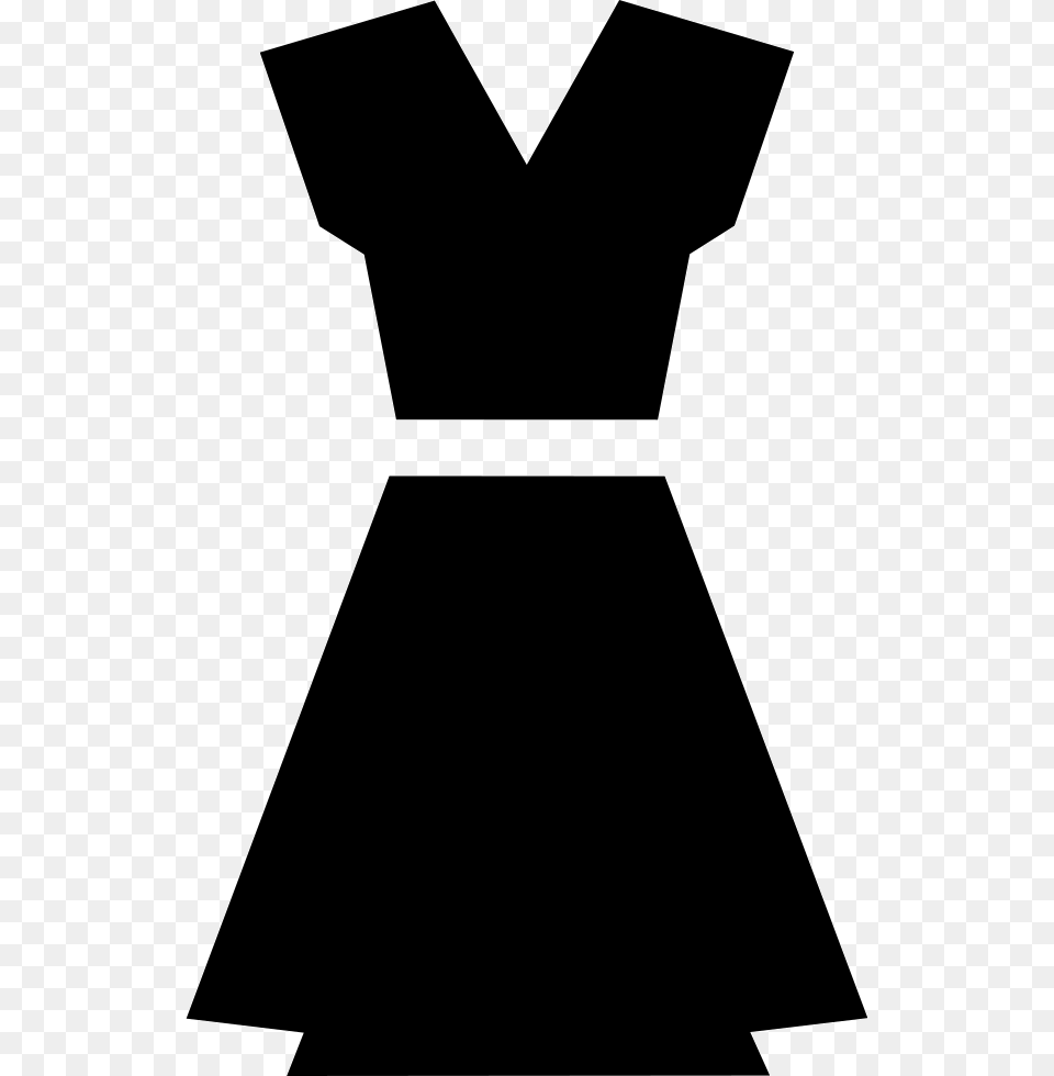 Female Black Dress Transparent Background Fashion Icons, Clothing, Formal Wear, Stencil Png