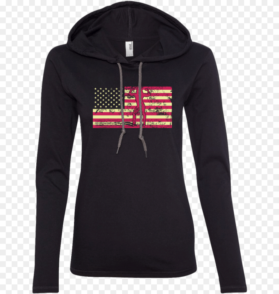 Female Bodybuilder Silhouette On The American Flag Roses Are Red Barbells Are Not My Booty Hurts Because, Clothing, Hood, Hoodie, Knitwear Free Png Download