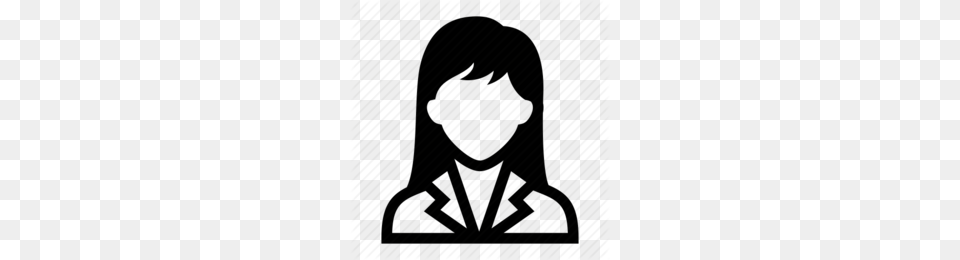 Female Boss Clipart, Stencil, Person, Face, Head Free Png