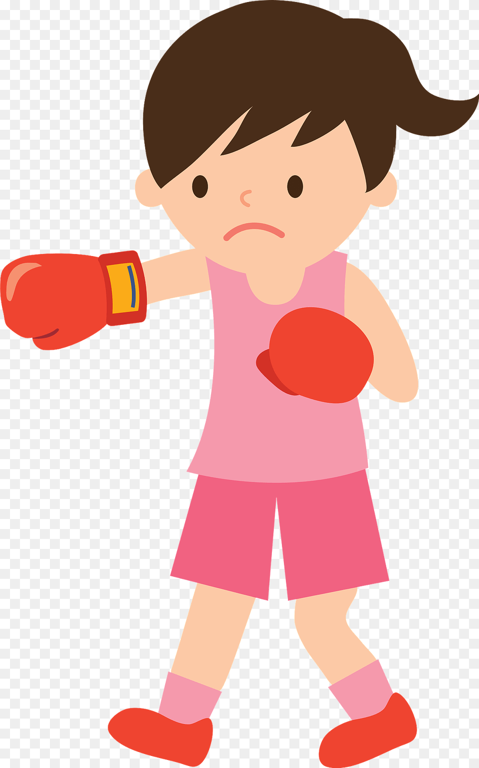 Female Boxer Is Boxing Clipart, Baby, Person, Face, Head Free Transparent Png