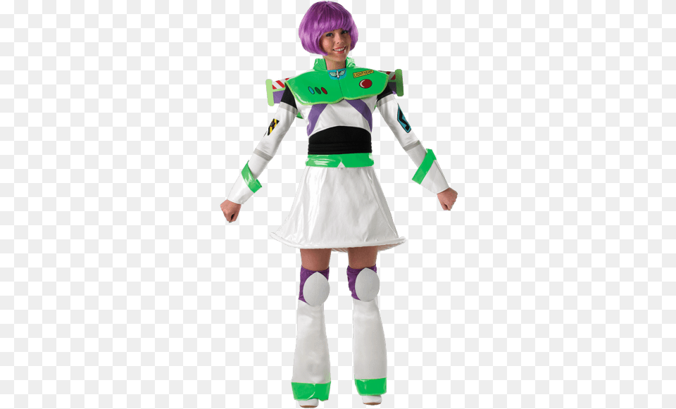 Female Buzz Lightyear Costume, Clothing, Person, Child, Girl Free Png