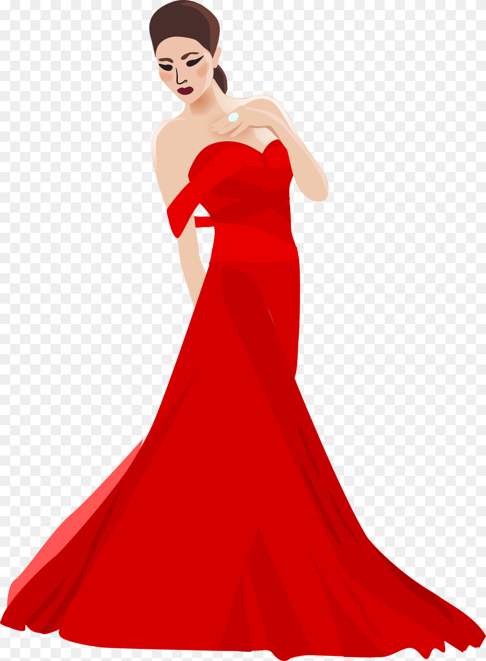 Female Clipart Fashion Model, Clothing, Dress, Evening Dress, Gown Free Png Download