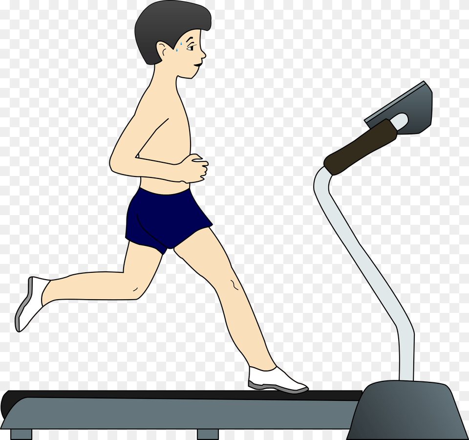 Female Clipart Hurdler Boy Running On Treadmill, Adult, Woman, Person, Head Png