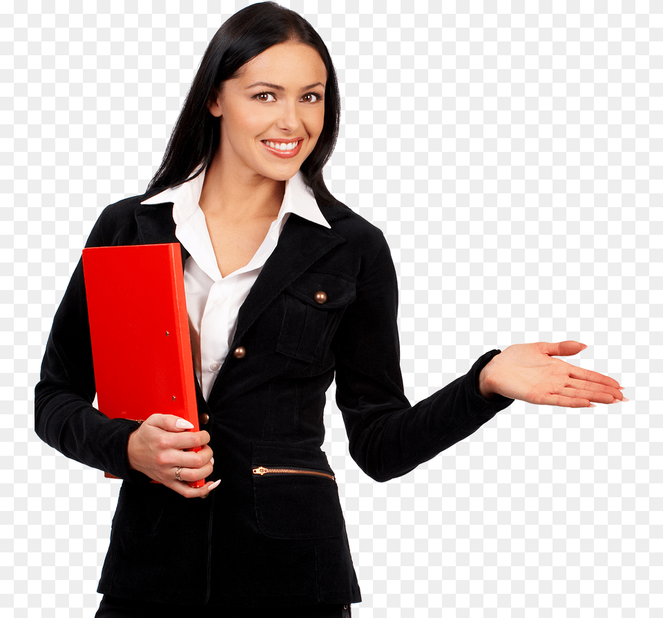 Female Clipart Laptop Business Girl, Hand, Person, Long Sleeve, Jacket Png