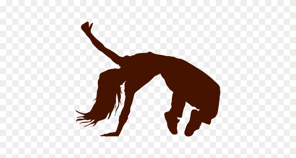 Female Dancer Break Dance Silhouette, Person, Clothing, Footwear, Shoe Free Png