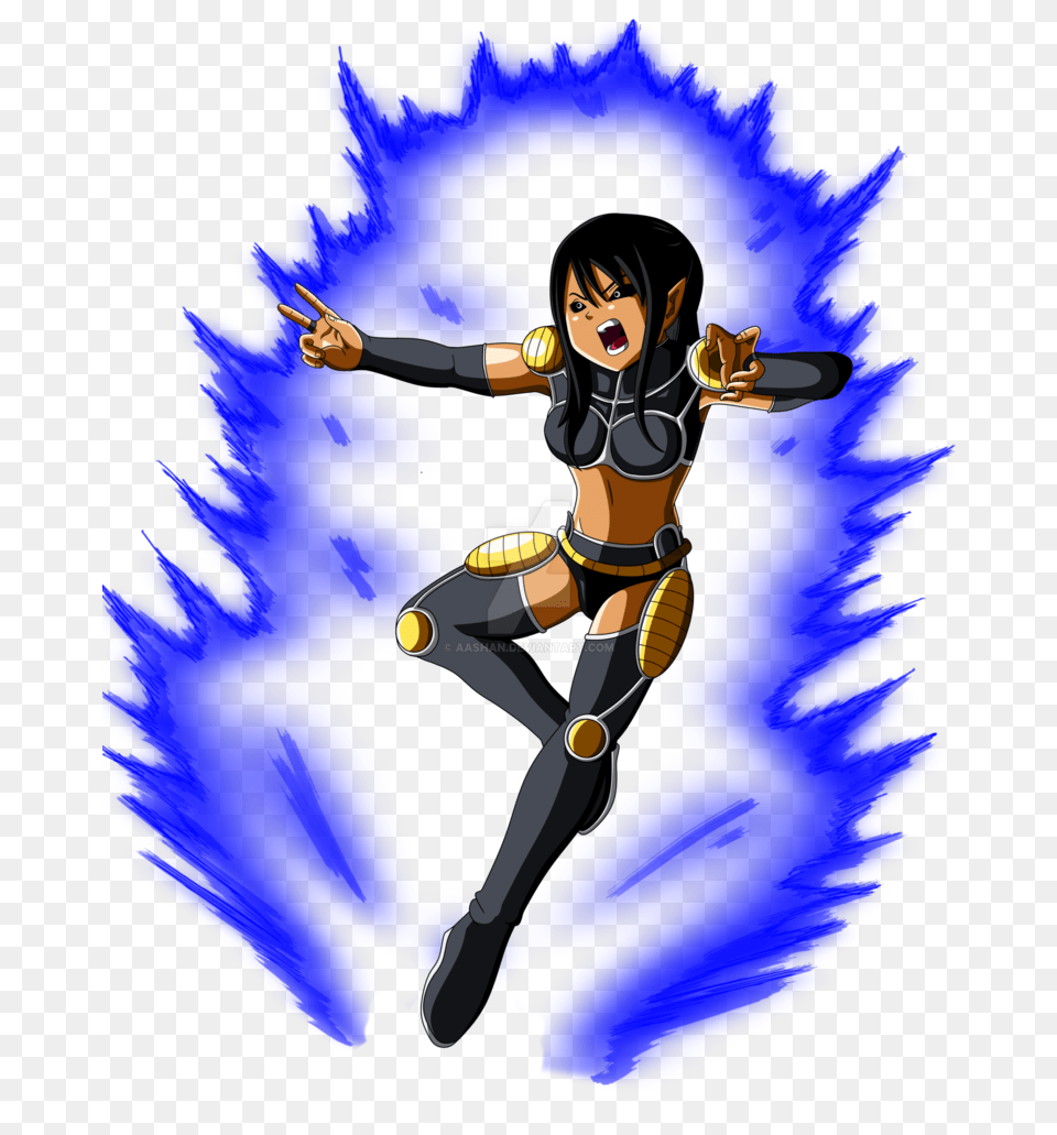 Female Dbz Oc With Aura, Book, Comics, Publication, Adult Png