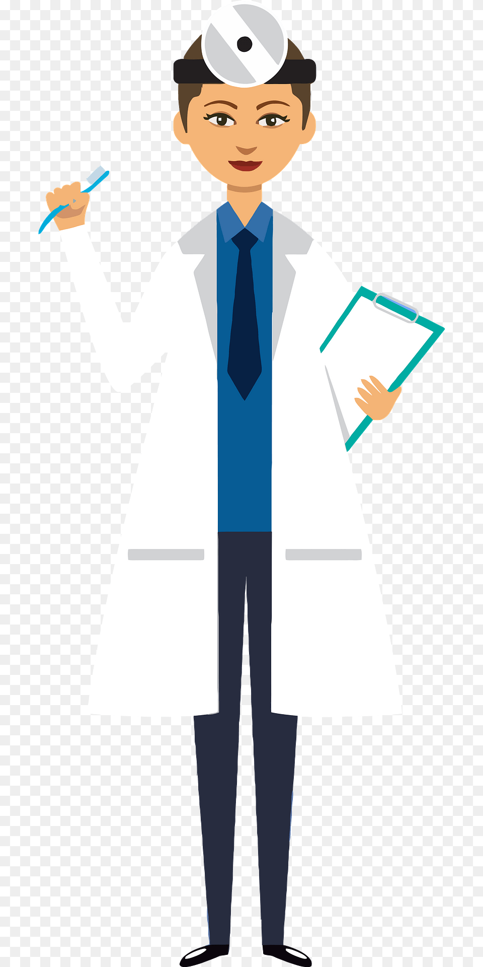 Female Dentist Clipart, Clothing, Coat, Lab Coat, Person Free Transparent Png