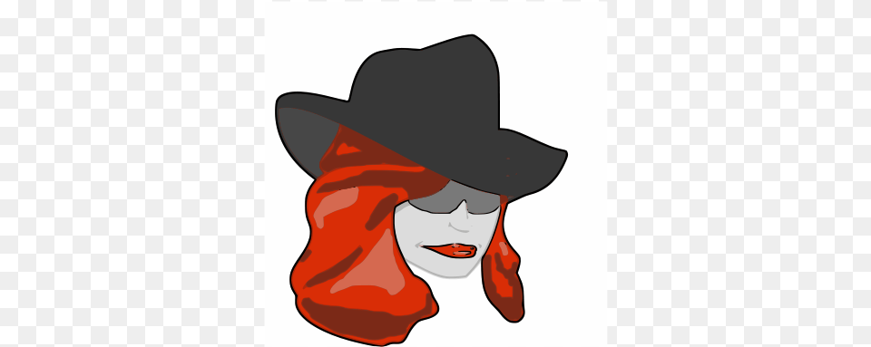 Female Detective Clipart, Clothing, Hat, Sun Hat, Cowboy Hat Png Image