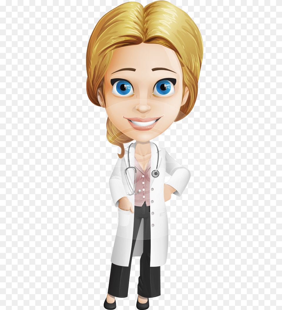 Female Doctor Cartoon, Clothing, Coat, Lab Coat, Baby Free Png