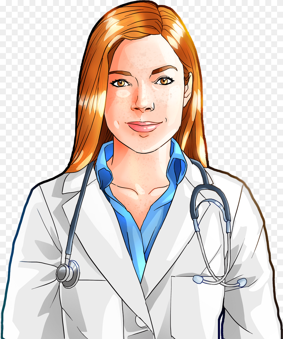Female Doctor Nurse, Adult, Clothing, Coat, Lab Coat Png
