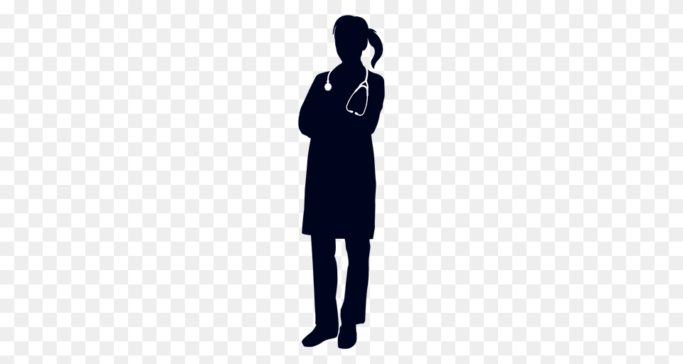 Female Doctor Silhouette, Accessories, Jewelry, Necklace, Adult Free Png