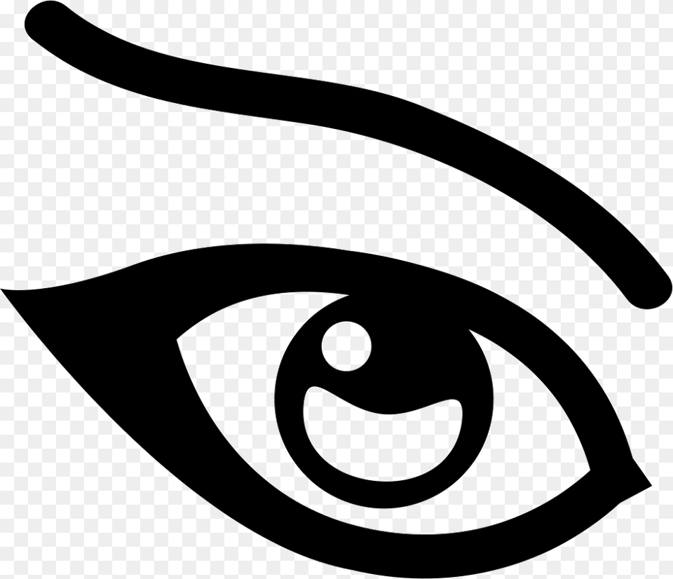 Female Eye Comments Eyes Icon, Stencil, Smoke Pipe Free Transparent Png