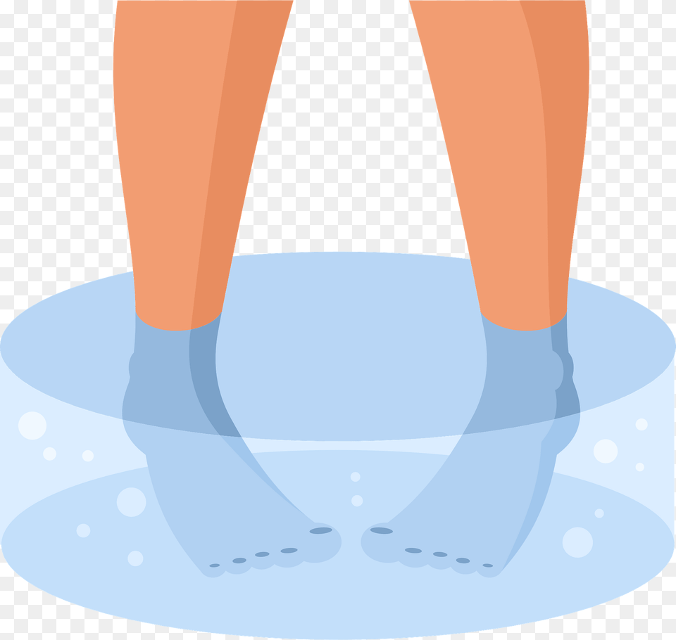 Female Feet In Water Clipart, Person, Washing, Cleaning, Tub Free Png Download