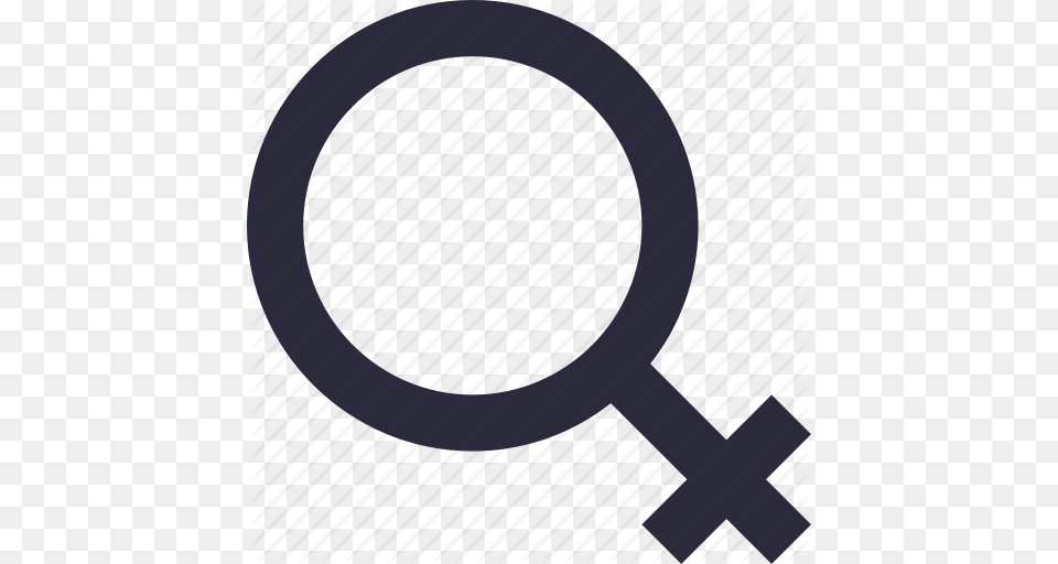 Female Female Gender Gender Symbol Sex Symbol Venus Symbol Icon, Magnifying Free Transparent Png