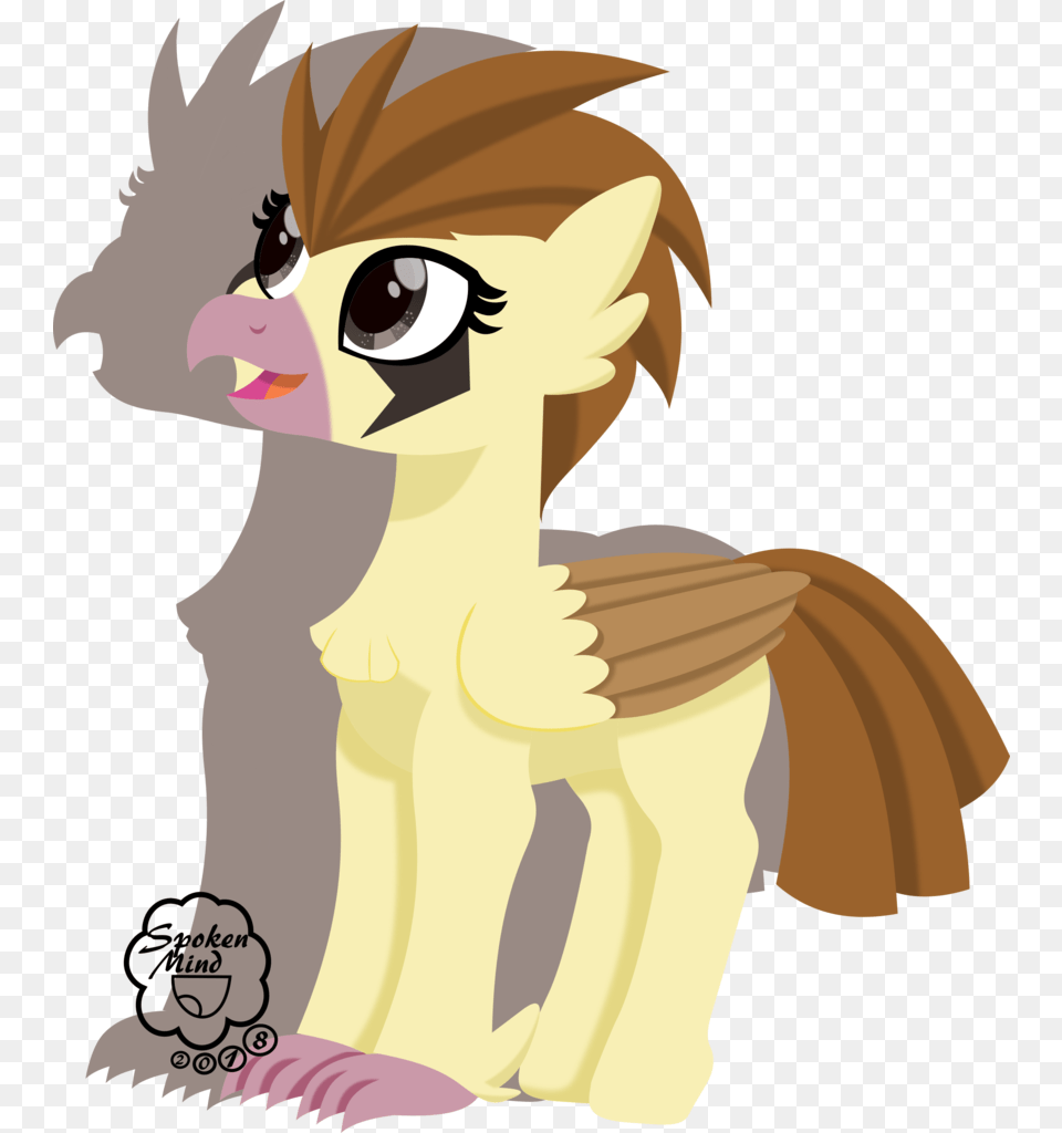 Female Filly Hippogriff Lineless Cartoon, Baby, Book, Comics, Person Free Png