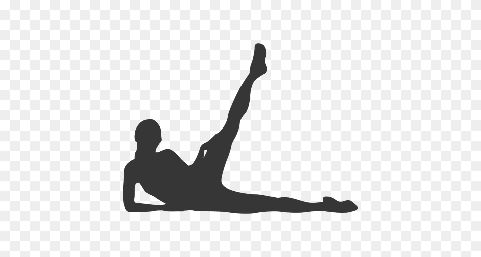 Female Fitness Exercise Silhouette, Dancing, Leisure Activities, Person, Stretch Png