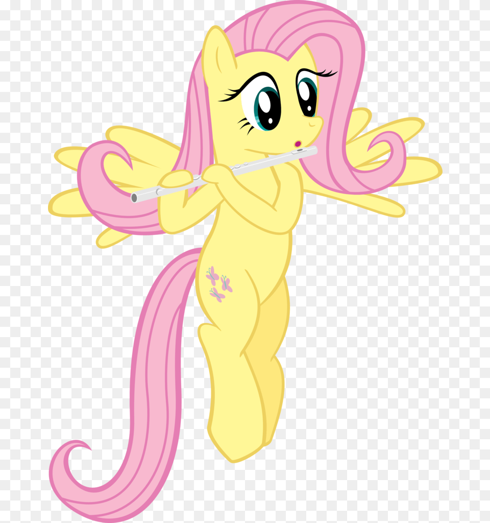 Female Flute Fluttershy Flying Instrument Fluttershy Ponies With Instruments, Book, Comics, Publication, Animal Free Transparent Png