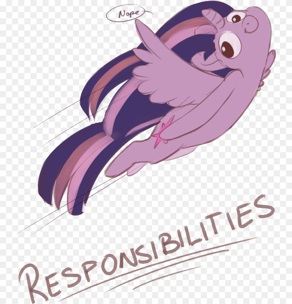 Female Flying Mare Nope One Word Cartoon, Animal, Fish, Sea Life, Shark Free Transparent Png