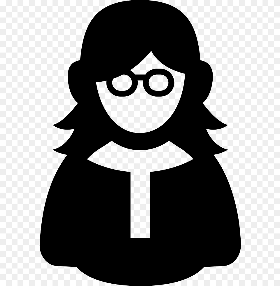 Female Geek Gambar Koki Wanita Hitam Putih, Stencil, Baby, Person, Face Free Png