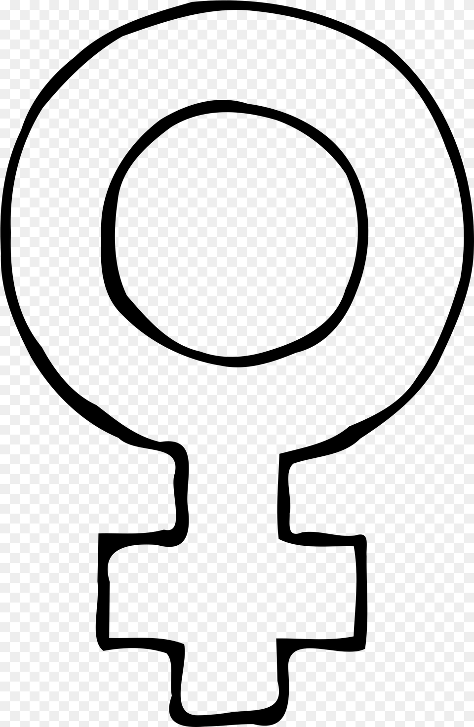 Female Gender Symbol Woman Clip Art Woman Sign, Gray Free Transparent Png