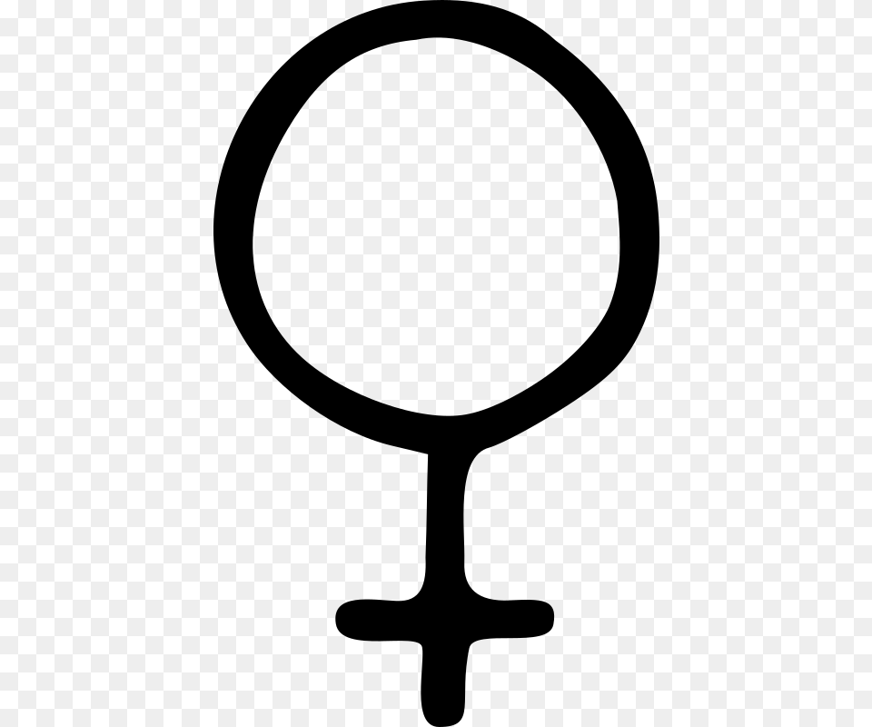 Female Gender Symbols, Gray Png