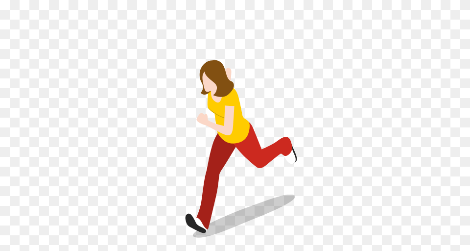Female Girl People Running User Woman Icon, Person, Martial Arts, Sport Png