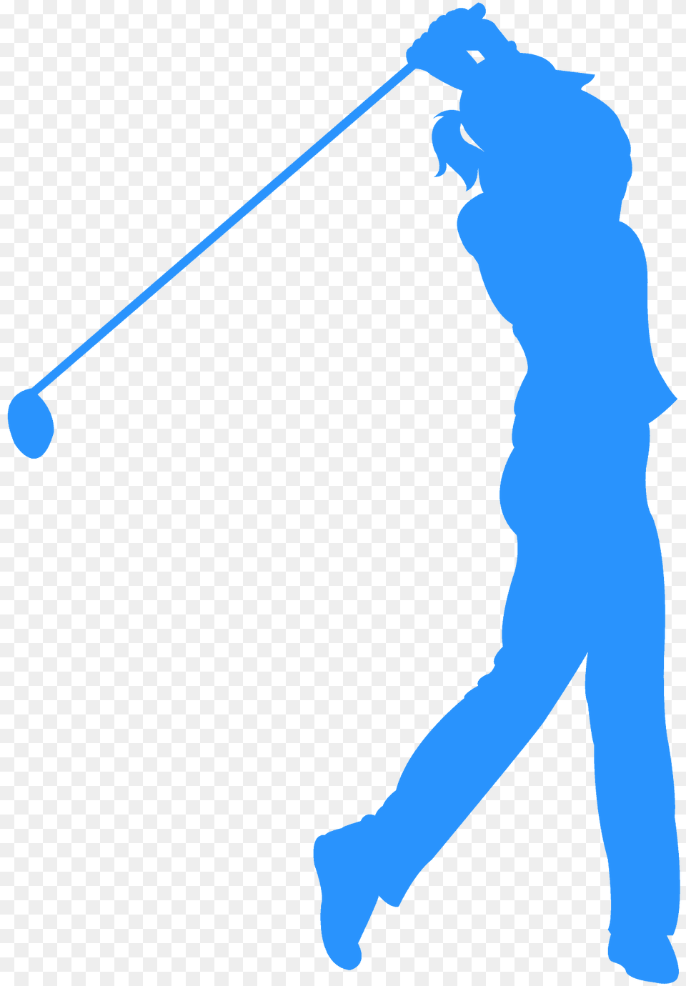 Female Golfer Silhouette, Adult, Male, Man, Person Png Image