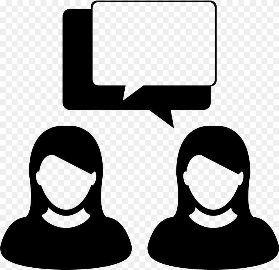 Female Group Icon No Background, Gray Free Transparent Png
