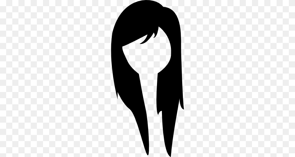 Female Hair Short Hair Hair People Person Silhouette Hair, Stencil, Adult, Woman, Cutlery Png Image