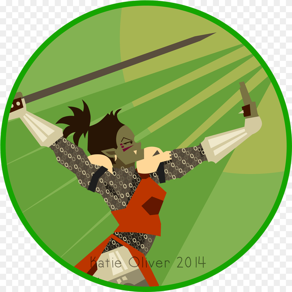 Female Half Orc Vector Token Plus 8 Records, Furniture, Sword, Weapon, Baby Png