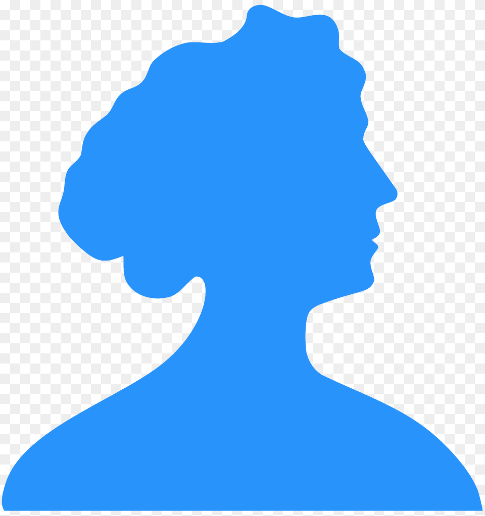 Female Head Silhouette, Body Part, Face, Neck, Person Free Png Download