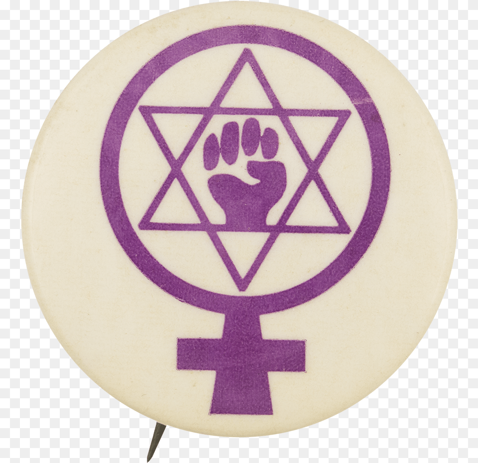 Female Jewish Power Cause Button Museum Toronto Jewish Film Society, Symbol, Body Part, Hand, Person Free Png