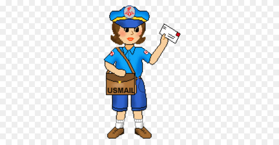 Female Mail Carrier Clip Art Image Information, Box, Baby, Person, Clothing Png