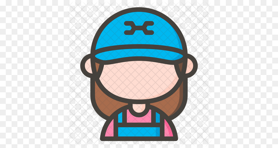 Female Mechanic Icon Icon, Baseball Cap, Cap, Clothing, Hat Free Transparent Png