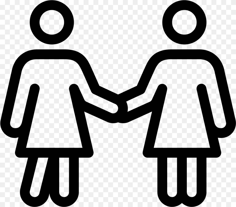 Female Meeting Icon Icon, Gray Free Png Download