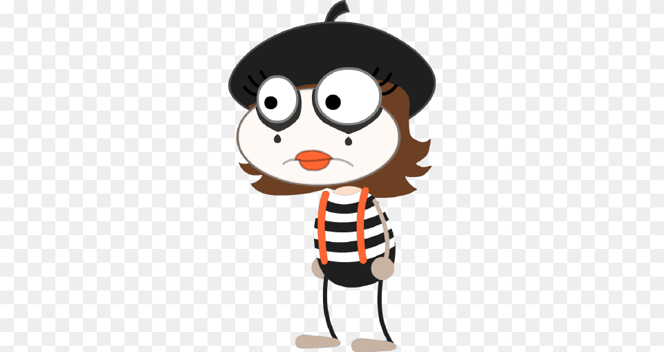 Female Mime, Performer, Person, Clown, Nature Free Png Download