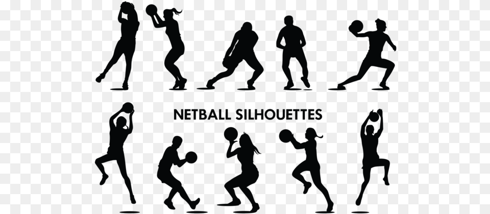 Female Netball Silhouette, Dancing, Leisure Activities, Person, People Free Png