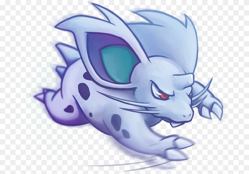 Female Nidoran Used Scratch Game Art Hq Pokemon Art Nidoran Female Fan Art, Baby, Dragon, Person Free Png