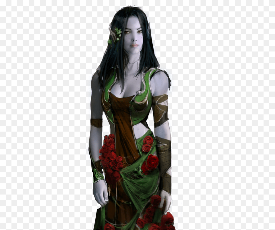 Female Ogre Pantheon Download Halloween Costume, Flower Arrangement, Clothing, Plant, Person Png Image