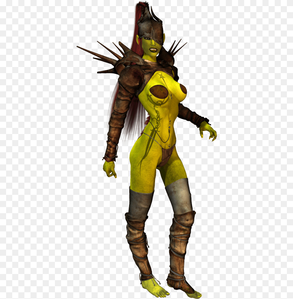 Female Orc By Hitoushi Illustration, Adult, Clothing, Costume, Person Png
