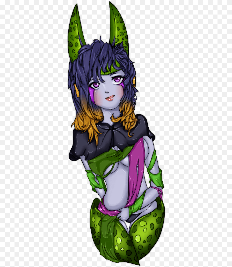 Female Perfect Cell By Image Dragon Ball Female Cell, Book, Comics, Publication, Baby Free Png