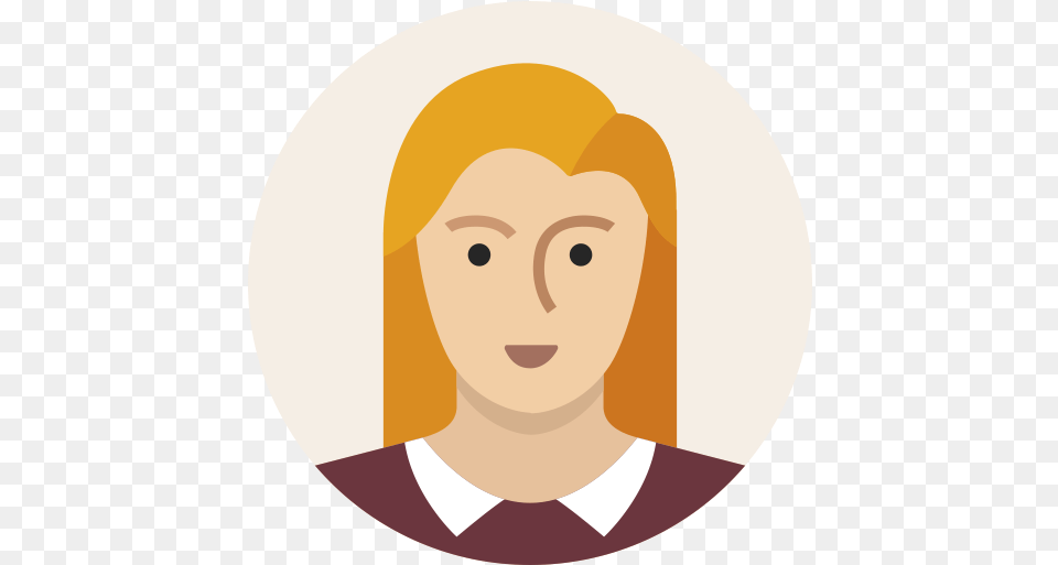 Female Person User Woman Young Icon Avatar Female Icon, Face, Head, Photography, Portrait Free Transparent Png