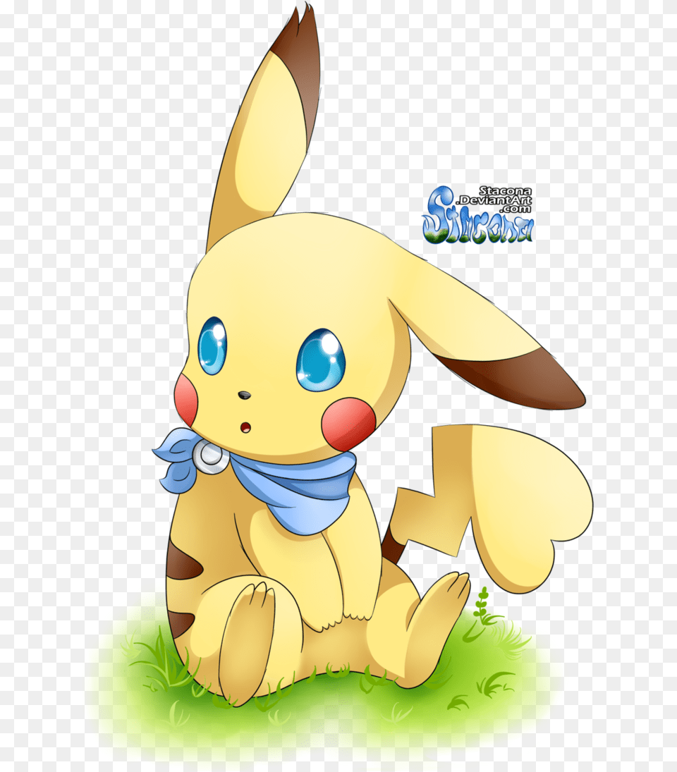 Female Pikachu By Stacona Picture Transparent Cute Female Pikachu Art, Baby, Person, Plush, Toy Free Png