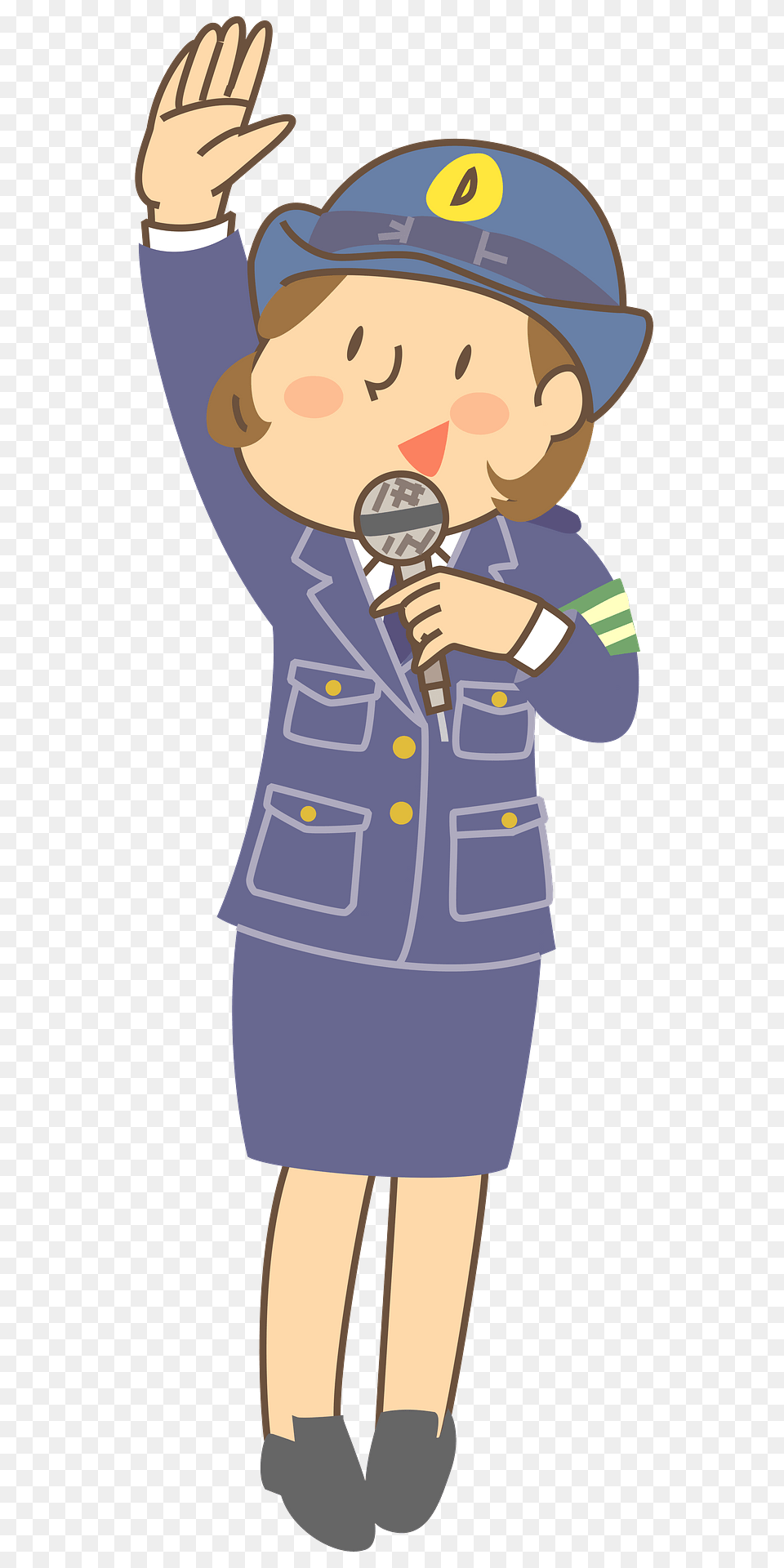 Female Police Clipart, Clothing, Coat, Person, People Png Image